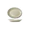 International Tableware, Inc Sydney American White 12-3/4in x 9-1/4in Ceramic Platter - SY-14 