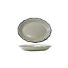 International Tableware, Inc Sydney American White 7in x 5-1/4in Ceramic Platter - SY-33 