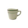 International Tableware, Inc Verona American White 7oz Ceramic Tall Cup - VE-1 