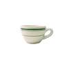 International Tableware, Inc Verona American White 7oz Ceramic Low Cup - VE-37 