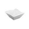 International Tableware, Inc Aspekt Bright White 4oz Porcelain Free Form Bowl - AS-2 