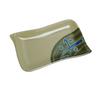 Yanco China JP-1609 Japanese Melamine 8.5in x 5.5in Rectangular Wavy Edge Plate 
