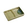 Yanco China JP-4031 Japanese Melamine 2.5oz 2 Compartment Sauce Dish - 4dz 
