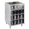 Krowne Metal 18"W Underbar Glass Storage Cabinet Without Top - KR-G18 