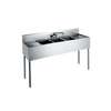 Krowne Metal 60in Three Compartment Convenience Store Sink - CS-1860 