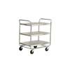 Lakeside 36"Wx23"Dx40-1/8"H Chrome Plated Utility Cart - 493 