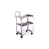 Lakeside 22inx53-1/8inx44-3/8in Stainless Steel Ergo-One Utility Cart - 6830 