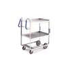 Lakeside 21-5/8inx41-3/8inx46-3/4in Ergo-One Stainless Utility Cart - 7020 