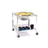 Lakeside 33-1/4inx33-1/4inx33in Mobile Stainless Steel Bowl Stand - 713 