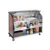 Lakeside 63-7/8"Wx27-1/2"Dx46-1/2"H Portable Bar with (1) 40lb Ice Bins - 76887 