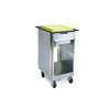 Lakeside 998 Open Base Stainless Steel Mobile Tray & Glass Rack Dispenser 