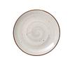 Yanco China Lyon Brown Speckled Glazed Porcelain 7.25in Coupe Plate - LY-1107 