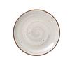 Yanco China LY-1110 Lyon Brown Speckled Glazed Porcelain 10.25in Coupe Plate 