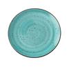 Yanco China Lyon Turquoise Speckled Glazed Porcelain 10.25in Coupe Plate - LY-1110TQ 