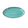 Yanco China Lyon Turquoise Glazed Porcelain 8in x 5.5in Oval Platter - LY-2108TQ 