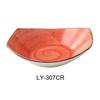 Yanco China Lyon Coral Glazed Porcelain 15oz Freeform Soup Plate - LY-307CR 