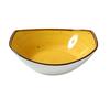 Yanco China Lyon Yellow Glazed Porcelain 15oz Freeform Soup Plate - LY-307YL 