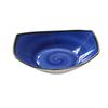 Yanco China Lyon Blue Glazed Porcelain 20oz Freeform Pasta Plate - LY-309BU 