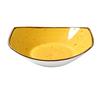 Yanco China Lyon Yellow Glazed Porcelain 20oz Freeform Pasta Plate - LY-309YL 