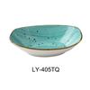 Yanco China Lyon Turquoise Speckled Glazed Porcelain 5oz 5.5"Oval Bowl - LY-405TQ 