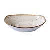 Yanco China LY-409 Lyon Brown Speckled Glazed Porcelain 20oz 9in Oval Bowl 