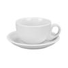 Yanco China MA-2 Mayor Super White Porcelain 6in dia. Narrow Rim Saucer- 3dz 