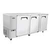 Atosa 90in Triple Door Stainless Steel Back Bar Refrigerator - MBB90GR 