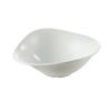 Yanco China MD-912 Milando White Melamine 68oz 12in x 10in Triangular Bowl 
