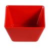 Yanco China ME-405 Mexico Speckled Red Melamine 18oz 5in x 5in Square Bowl 