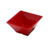 Yanco China ME-4106 Mexico Speckled Red Melamine 26oz 6in x 6in Square Bowl 