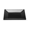 GET Siciliano Black Melamine 6in x 6in Plate - 1dz - ML-102-BK 