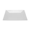 GET Siciliano White Melamine 10in x 10in Square Plate - 1dz - ML-104-W 