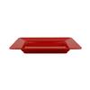 GET ML-11-RSP Red Sensation Melamine 12in x 10in Rectangular Plate - 1dz 