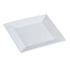 Yanco China ML-114 Main Land Super White Porcelain 14in x 14in Square Plate 