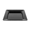 GET ML-12-BK Milano Black Melamine 12in x 12in Square Plate - 1dz 