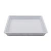 GET ML-120-W White Melamine 9.25in x 9.25in Square Entrée Tray - 1dz 