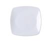 Yanco China Main Land Super White Porcelain 8in x 8in Square Plate - 3dz - ML-2108 