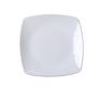 Yanco China ML-2112 Main Land Super White Porcelain 12in x 12in Square Plate 