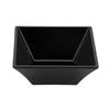 GET ML-238-BK Siciliano Black Melamine 14oz Square Bowl - 1dz 