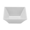 GET ML-238-W Siciliano White Melamine 14oz Square Bowl - 1dz 