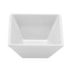 GET ML-257-W Siciliano White Melamine 3oz Square Petite Bowl - 4dz 