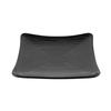 GET ML-62-BK Milano Black Melamine 8.75in x 8.75in Square Plate - 1dz 