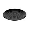 GET ML-80-BK Milano Black Melamine 7.5in dia. Plate - 1dz 