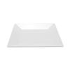 GET Siciliano White Melamine 12in x 12in Square Plate - 6 Each - ML-90-W 