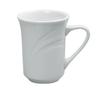 Yanco China MM-17 Miami Bone White Porcelain 8oz Embossed Mug - 3dz 