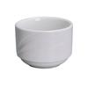Yanco China MM-4 Miami Bone White Porcelain 7.5oz Bouillon Cup - 3dz 