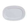 Yanco China Miami Bone White Porcelain 11.5inx 8.5"Embossed Platter-1dz - MM-93 
