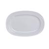 Yanco China Miami Bone White Porcelain 14in x 10in Embossed Platter- 1dz - MM-94 