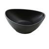 Yanco China Moderne Matte Black Melamine 12oz Triangular Bowl - 4dz - MO-206BK 