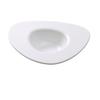 Yanco China MO-412 Moderne Matte White Melamine 14oz Triangular Dessert Plate 